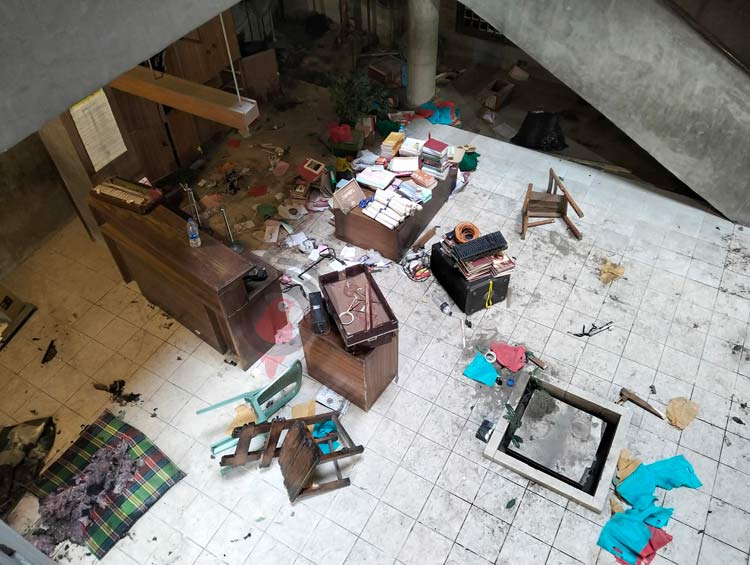 হামলা-ভাঙচুরে লণ্ডভণ্ড ছায়ানট