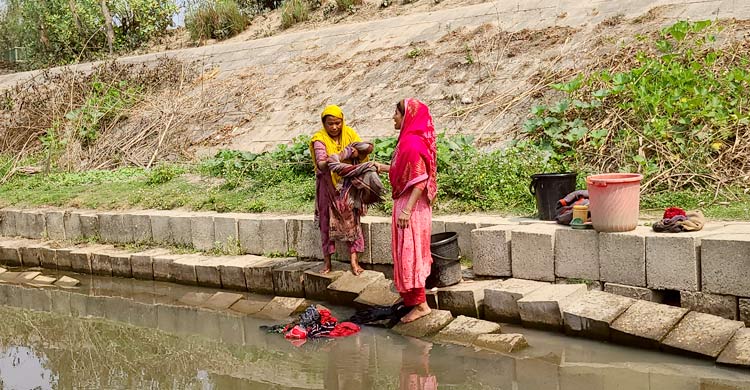 জিয়াউর রহমানের খনন করা পাথেরাজ নদী আজ যেন মরা খাল