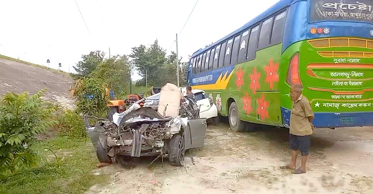 ছেলেকে নিতে এসে লাশ হয়ে ফিরলেন মা ভাই-বোন