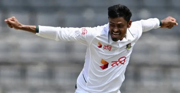 আবারও নাহিদ-তাইজুলের আঘাত, ৫ উইকেট হারালো পাকিস্তান