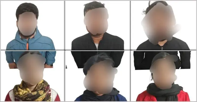 গেস্ট হাউজে অসামাজিক কার্যকলাপ, গ্রেফতার ৬