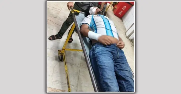 মেসির খেলা দেখে ফেরার পথে মোটরসাইকেল নিয়ন্ত্রণ হারিয়ে যুবক আহত