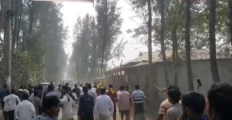 হান্নান মাসউদের গাড়িবহরে বিএনপি-আওয়ামী লীগ মিলেমিশে হামলা করেছে