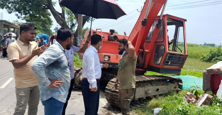 নারায়ণগঞ্জে অনুমোদনবিহীন হাউজিং কোম্পানির অফিস উচ্ছেদ