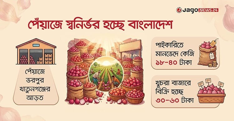 ভারতীয় পেঁয়াজকে টেক্কা দিচ্ছে দেশি ‘হালি পেঁয়াজ’, দামও নাগালে