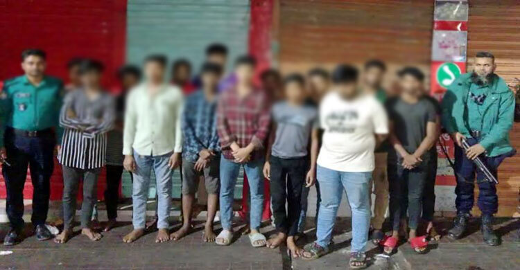 হত্যার আসামি, চাঁদাবাজ ও কিশোর গ্যাং সদস্যসহ গ্রেফতার ১৩১