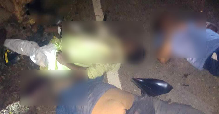 গাছের সঙ্গে বাইকের ধাক্কায় প্রাণ গেলো ২ বন্ধুর