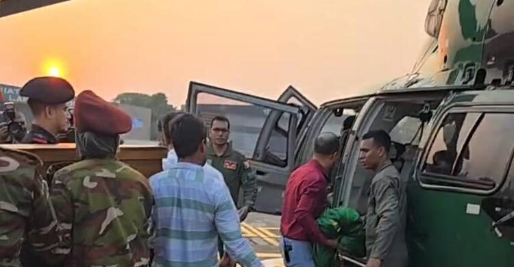 Magura child’s body transported home by helicopter