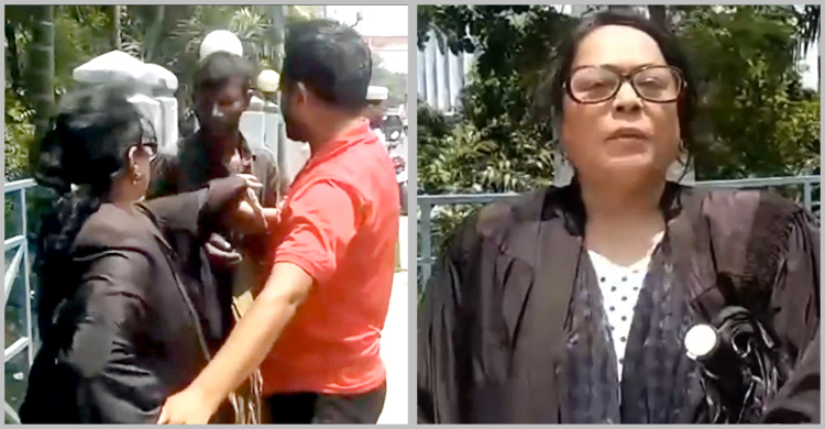 রিকশাচালককে নারী আইনজীবীর মারধরের ভিডিও ভাইরাল