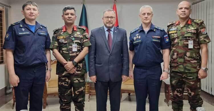 Dhaka, Moscow discuss military, technical cooperation
