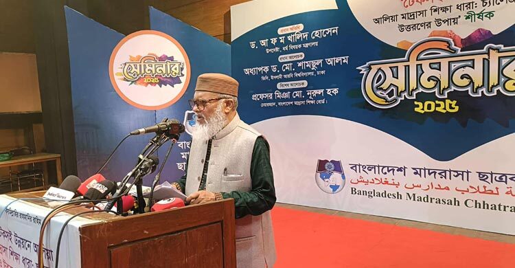 যারা মাদরাসা শিক্ষার টুটি ধরতে চায় তাদের বিরুদ্ধে আন্দোলন চলবে