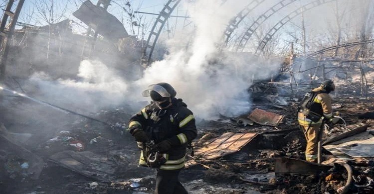 Russian drone strike kills father, 3 children in Ukraine