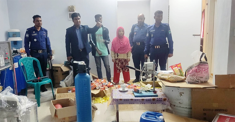 ইউপি সদস্যের নকল ওষুধ কারখানায় অভিযান, জরিমানা ৫০ হাজার
