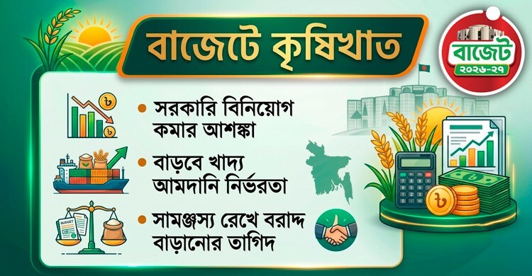 বাজেটে কৃষির হিস্যা আরও কমছে