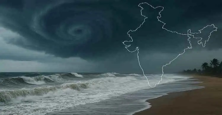 ভারতের অন্ধ্রপ্রদেশ উপকূলে আঘাত হানলো ঘূর্ণিঝড় মন্থা