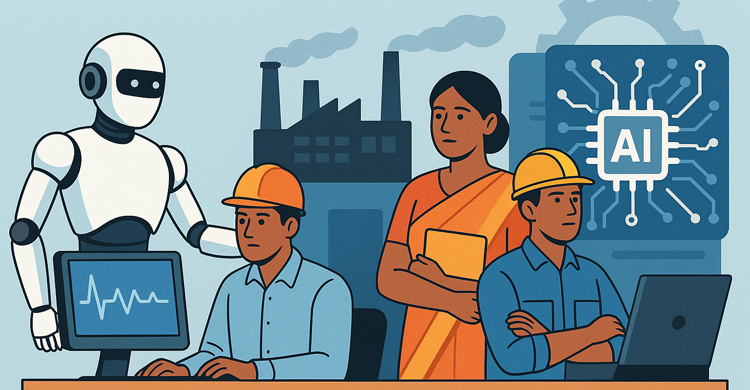 এআই ব্যবহারে দক্ষিণ এশিয়ার শ্রমবাজারে ৭% চাকরি ঝুঁকির মুখে