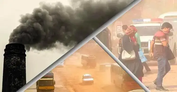 বায়ুদূষণের শীর্ষে ঢাকা