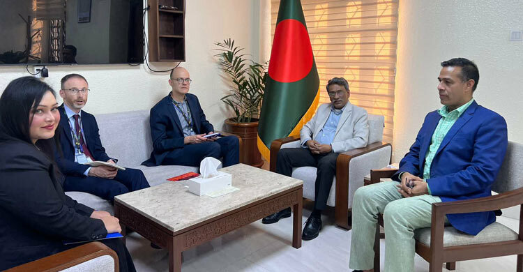 আলী রীয়াজের সঙ্গে ইইউ নির্বাচন পর্যবেক্ষণ সদস্যদের সাক্ষাৎ