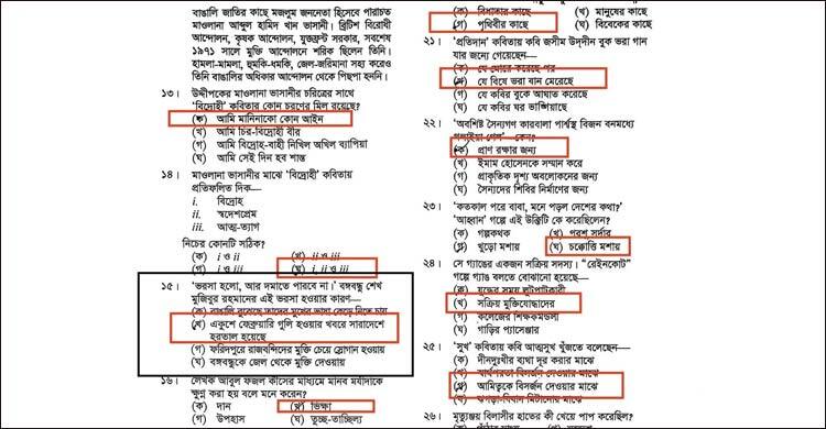 আলিম পরীক্ষায় শেখ মুজিবকে নিয়ে প্রশ্ন, তদন্তে ৪ সদস্যের কমিটি