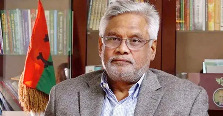 আমানউল্লাহ আমানের হাতে ধানের শীষ