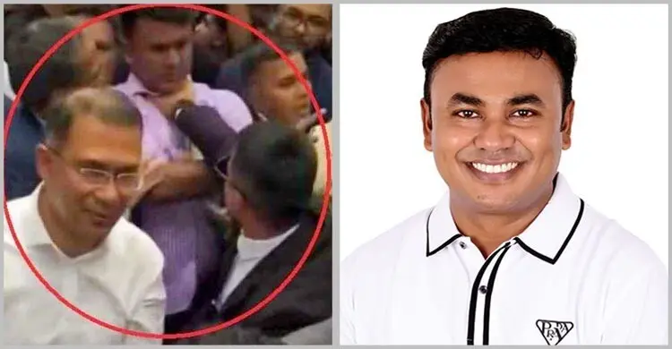 নিরাপত্তাকর্মীর ধাক্কাকে ‘হিট অব দ্য মোমেন্ট’ বলছেন ছাত্রদল নেতা আমান