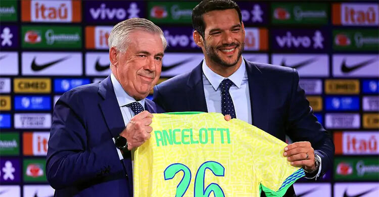 ব্রাজিলকে আবার চ্যাম্পিয়ন বানাতে চাই: আনচেলত্তি