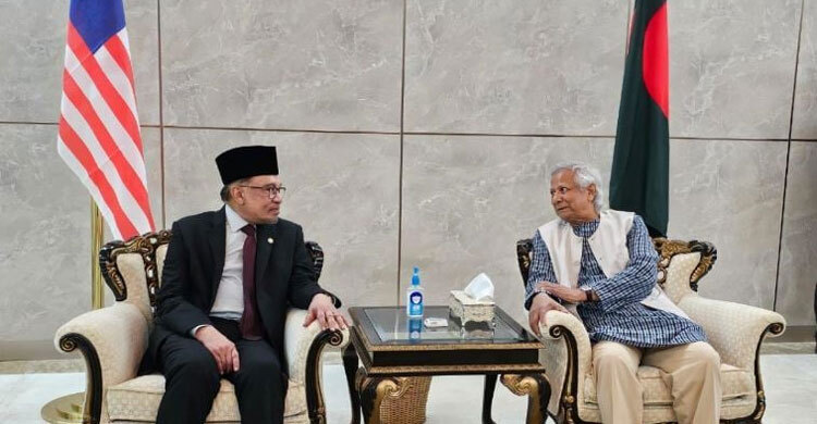 Chief Adviser holds one-to-one talk with visiting Malaysian PM