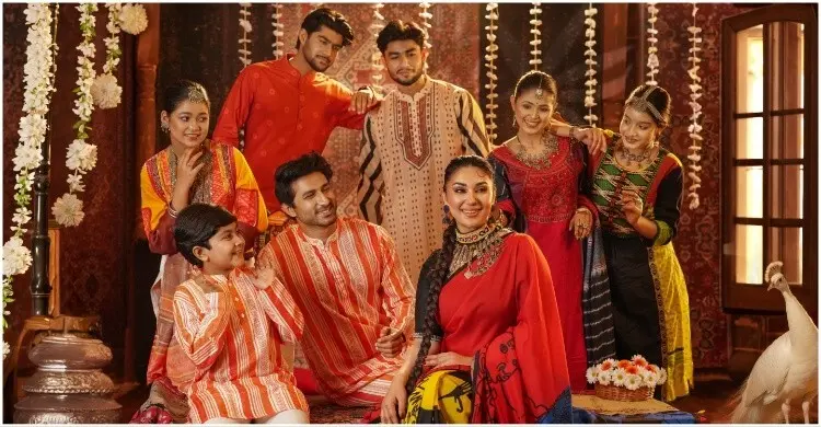 বৈশাখী সাজে রঙিন বিশ্বরঙ