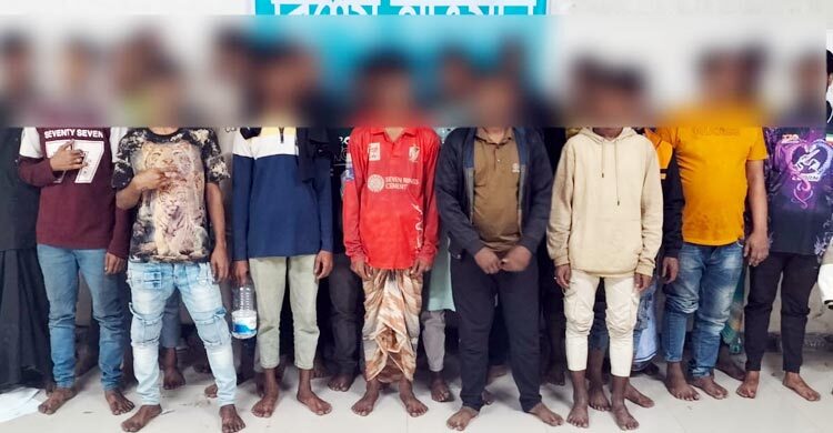 মোহাম্মদপুরে বিশেষ অভিযানে গ্রেফতার ২৫