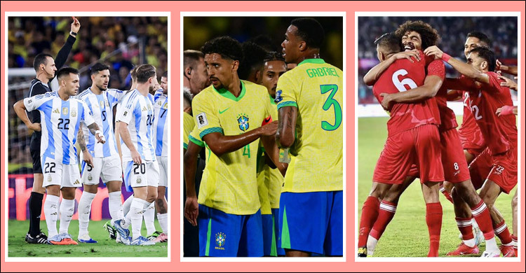 শীর্ষস্থান হারালো আর্জেন্টিনা পেছালো ব্রাজিল, অপরিবর্তিত বাংলাদেশ