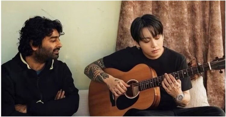 গোপনে অরিজিতের সঙ্গে দেখা করে গেলেন বিটিএসের জাংকুক, আসছে কি গান