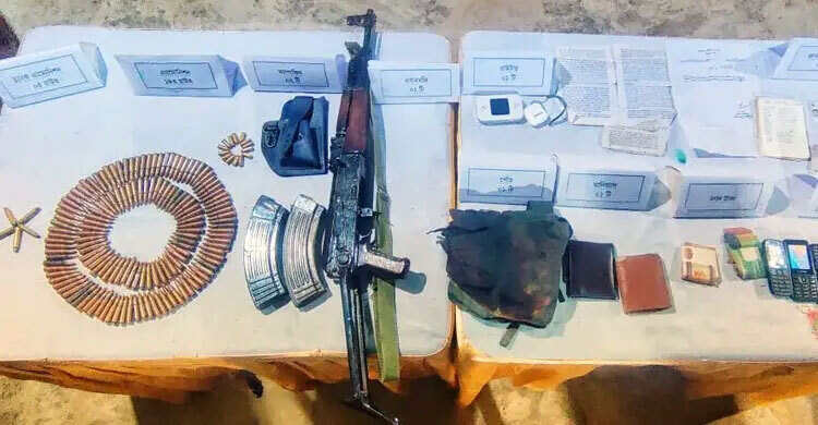 Army operation in Bandarban: Arms seized, JSS member held
