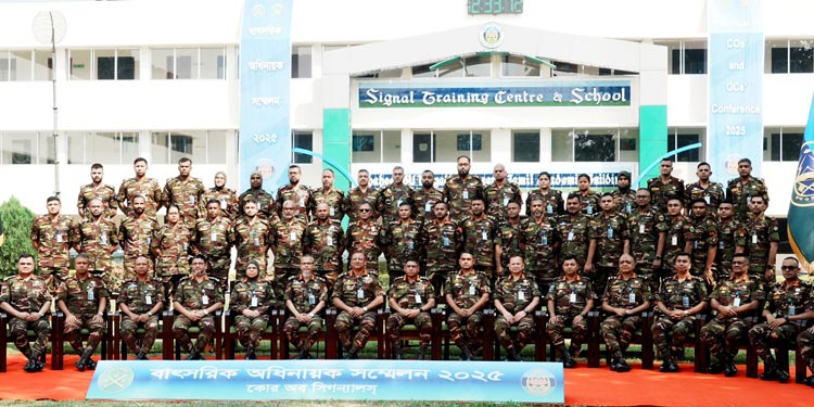 কোর অব সিগন্যালসের বার্ষিক অধিনায়ক সম্মেলনে সেনাপ্রধান