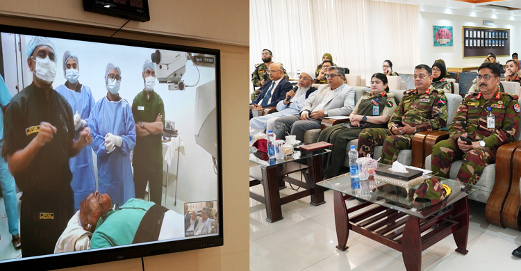 ঢাকায় ছানি-রিফ্র্যাক্টিভ সার্জারিতে বৈশ্বিক অগ্রগতিবিষয়ক কর্মশালা