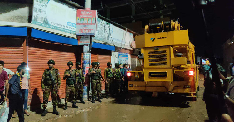 মাইলস্টোন কলেজে আজকের মতো উদ্ধারকাজ শেষ