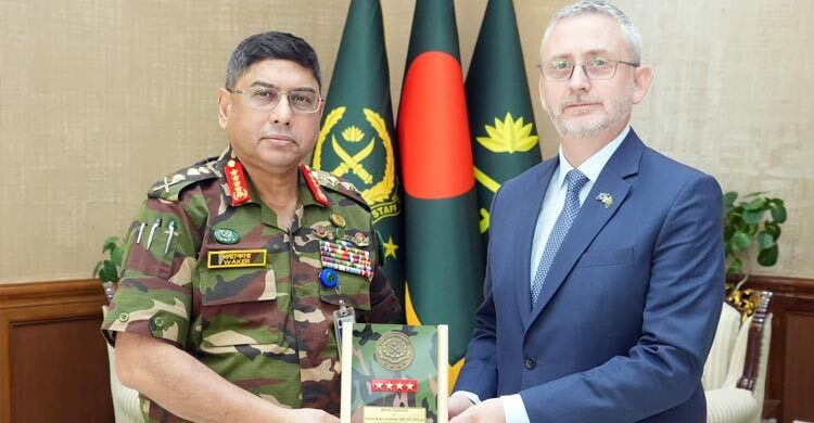সেনাপ্রধানের সঙ্গে ইউরোপীয় ইউনিয়নের রাষ্ট্রদূতের সাক্ষাৎ