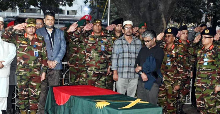 বাংলাদেশের প্রথম সেনাপ্রধানের মৃত্যুতে সেনাবাহিনীর শোক