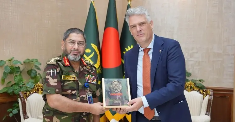 সেনাপ্রধানের সঙ্গে নেদারল্যান্ডসের রাষ্ট্রদূতের সাক্ষাৎ