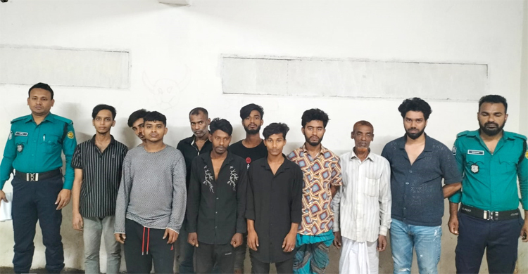 মোহাম্মদপুরে দিনভর অভিযানে গ্রেফতার ১২