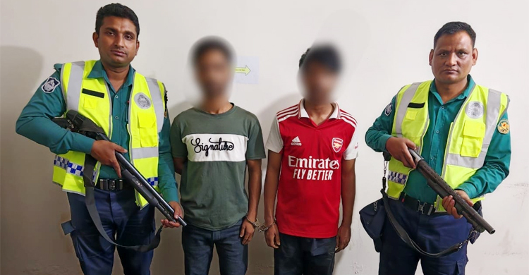 দারুস সালামে ডাকাতির প্রস্তুতিকালে দেশীয় অস্ত্রসহ গ্রেফতার দুই