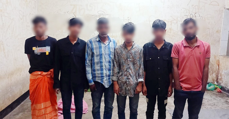 পল্লবীতে ছিনতাইসহ বিভিন্ন অপরাধে জড়িত ৬ জন গ্রেফতার