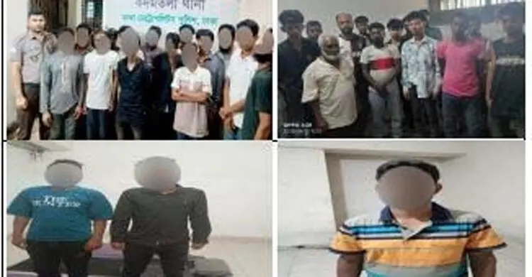 ওয়ারীতে বিশেষ অভিযানে ২৪ ঘণ্টায় গ্রেফতার ৪৮