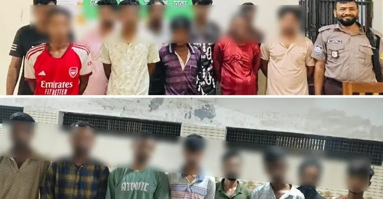 ঢাকার ছয় থানায় পুলিশের অভিযানে গ্রেফতার ৭৬