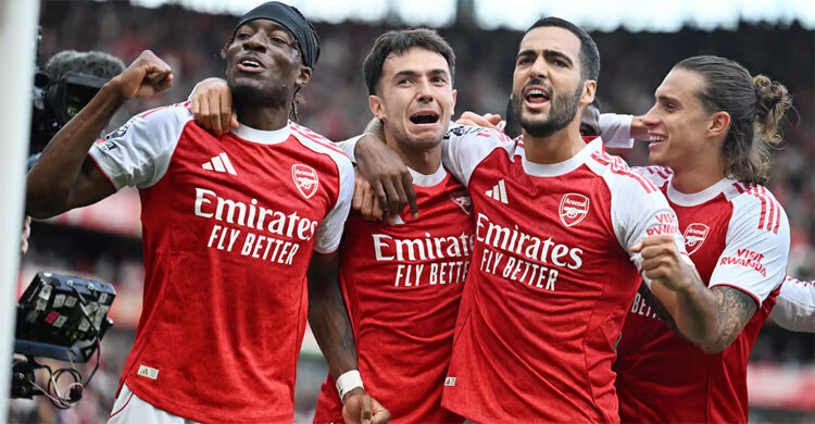 জুবিমেন্দির জোড়াগোলে আর্সেনালের দাপুটে জয়