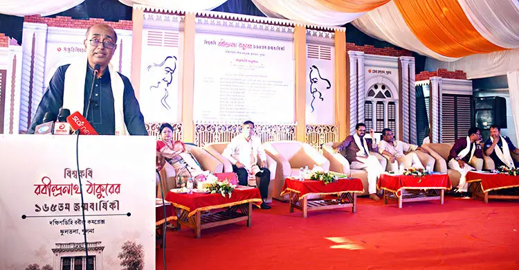 রবীন্দ্রনাথকে ছাড়া বাঙালি জাতিসত্তা পূর্ণাঙ্গভাবে কল্পনা করা যায় না