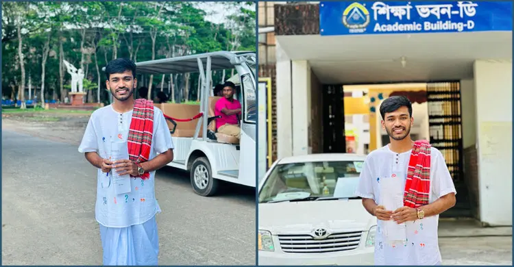 যে কারণে লুঙ্গি-গামছা পরে ভাইভা বোর্ডে আশিক