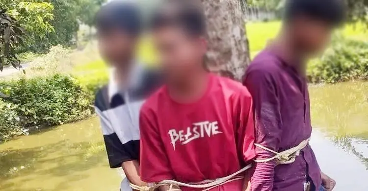 বাজি ধরে কলা চুরি, তিন বন্ধুকে গাছে বেঁধে রাখলেন স্থানীয়রা