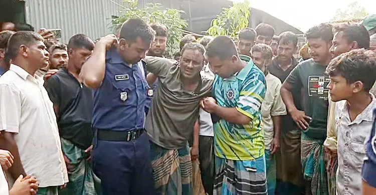 প্রবাসীর স্ত্রীকে ধর্ষণচেষ্টা, যুবলীগ নেতাকে গণপিটুনি