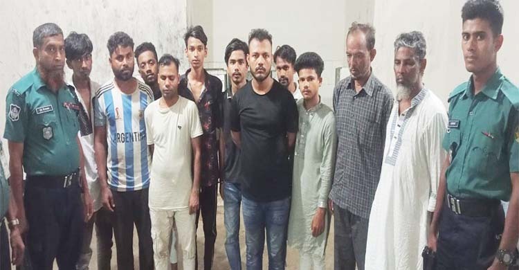 ঝটিকা মিছিলের প্রস্তুতিকালে আওয়ামী লীগের ১১ নেতাকর্মী গ্রেফতার