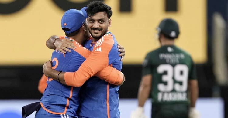 মাথায় আঘাত ভারতের অক্ষর প্যাটেলের, পাকিস্তান ম্যাচে অনিশ্চিত